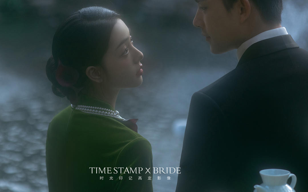 绿旗袍YYDS！苏州高级感复古园林婚纱照！