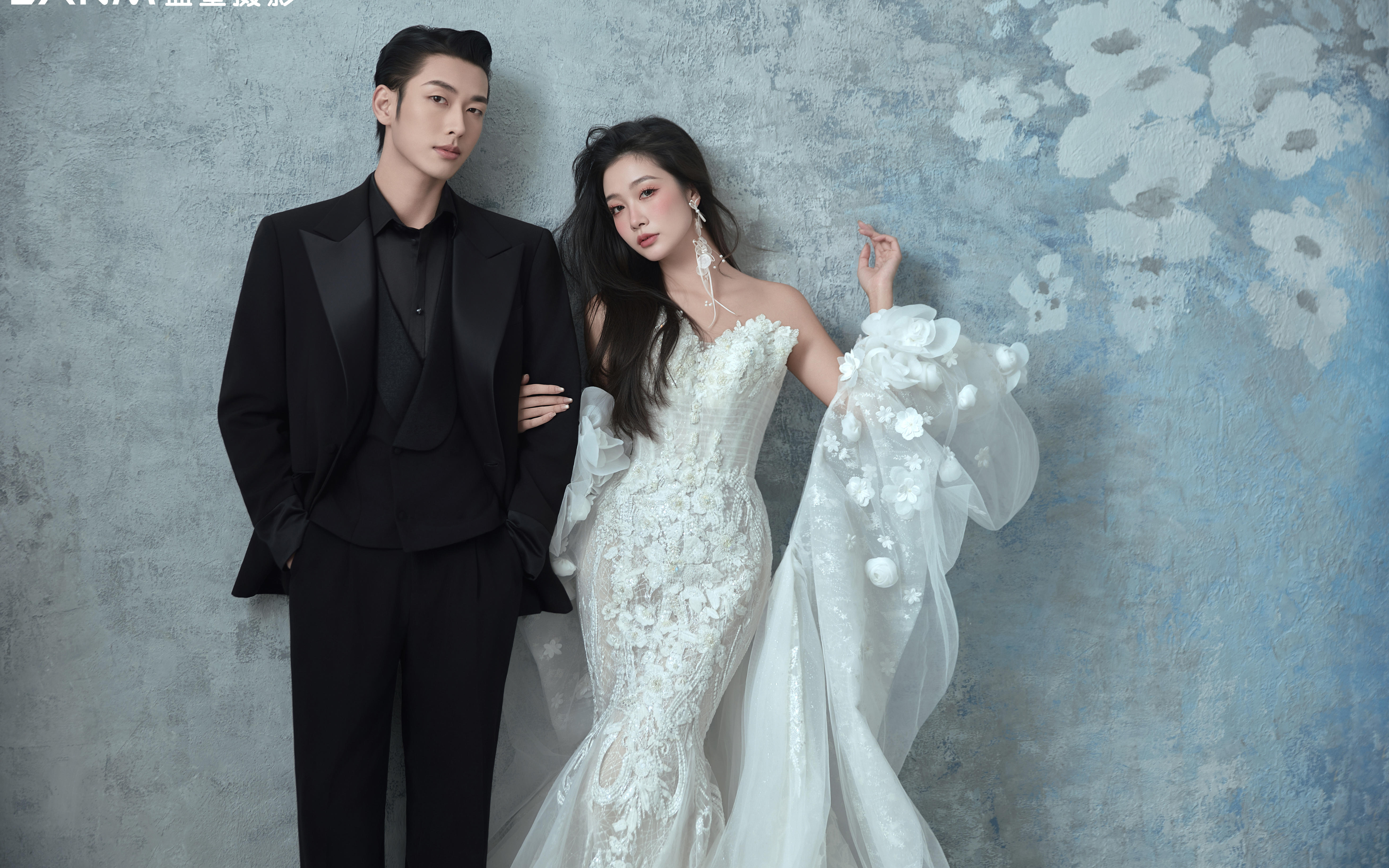 高级鱼尾的魅力！小富婆偏爱的婚纱照太美啦