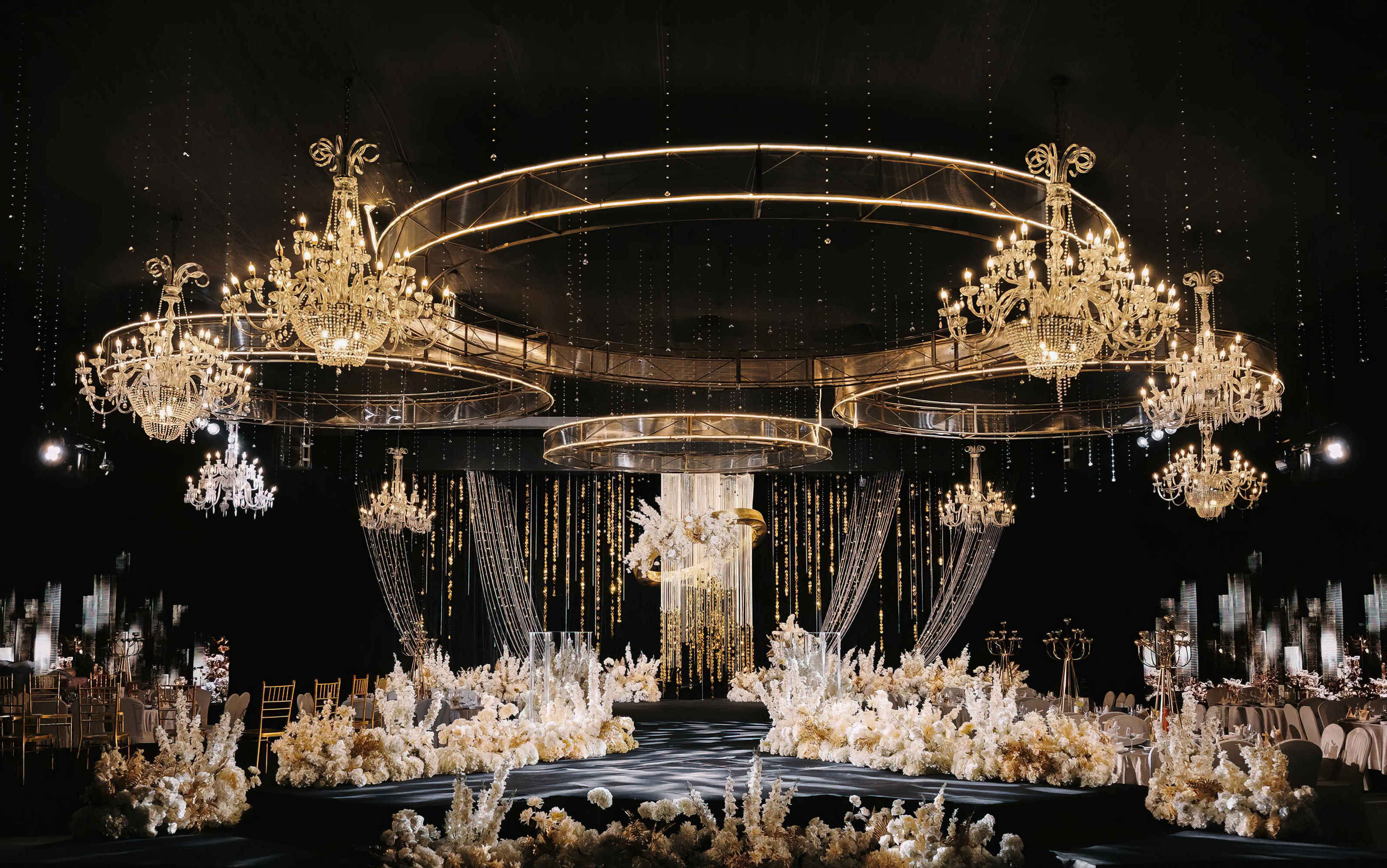 輕奢韓式香檳老錢風(fēng)婚禮策劃