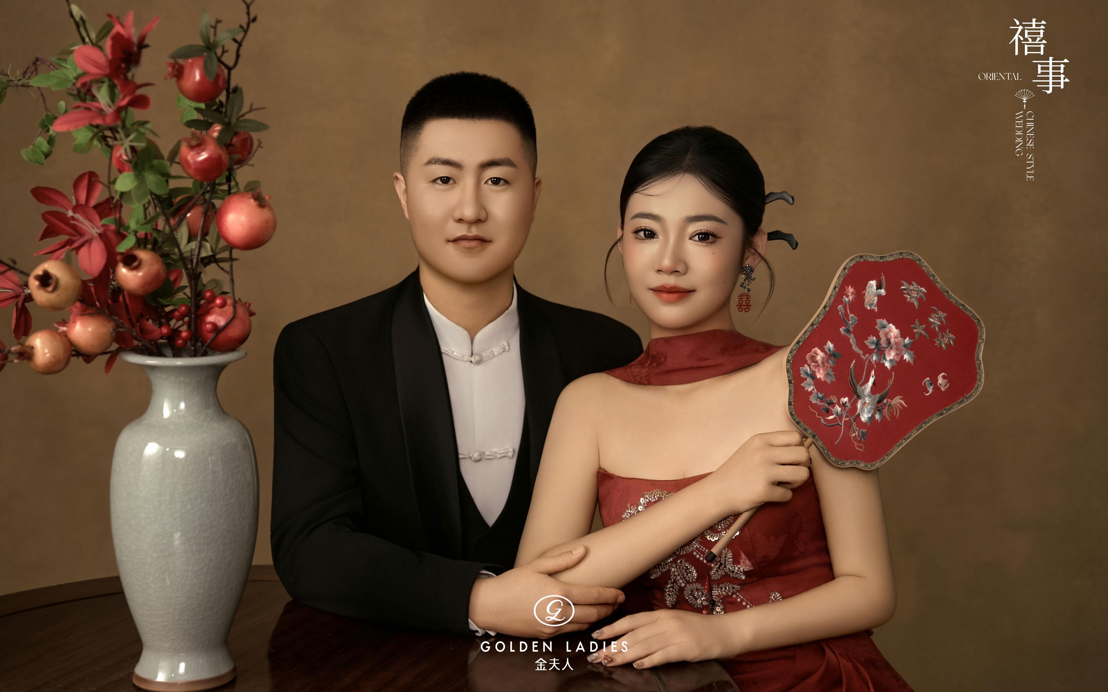 假如婚纱照注入了中式美学‼️就问你美不美