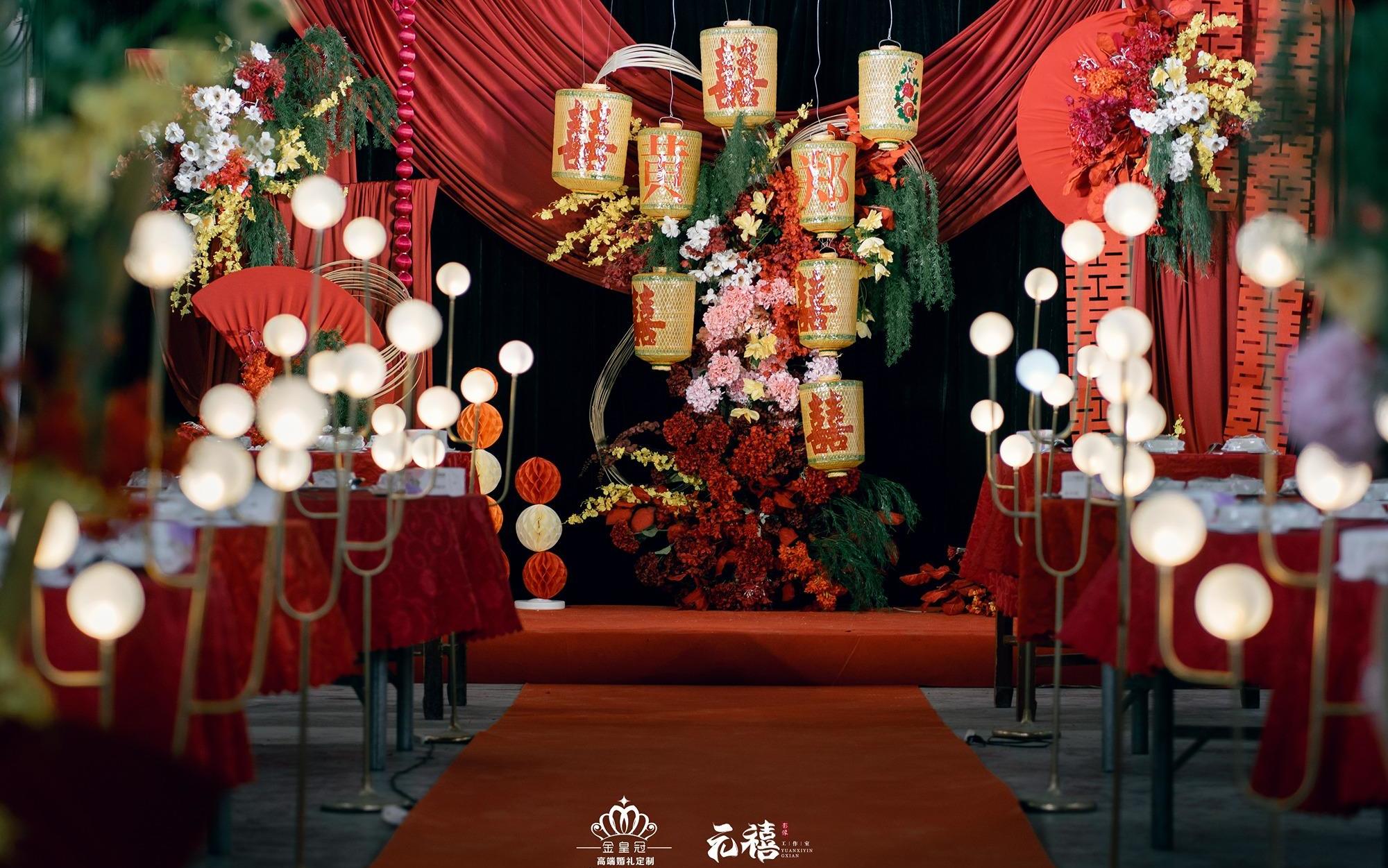 潮州——祠堂婚礼小众婚礼布置