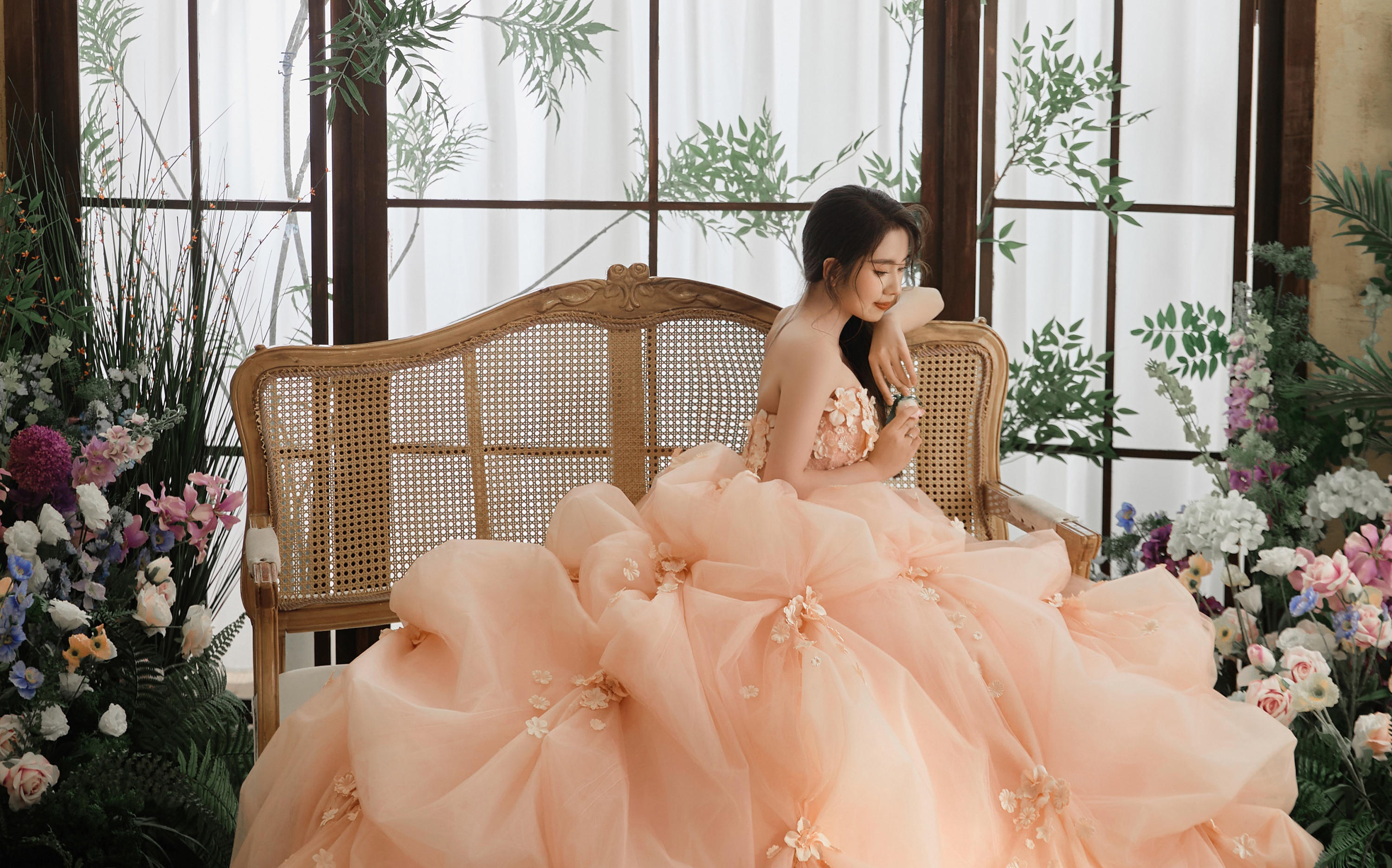 【壹家摄影】菏泽粉色花神婚纱照绝啦 仙哭闺蜜