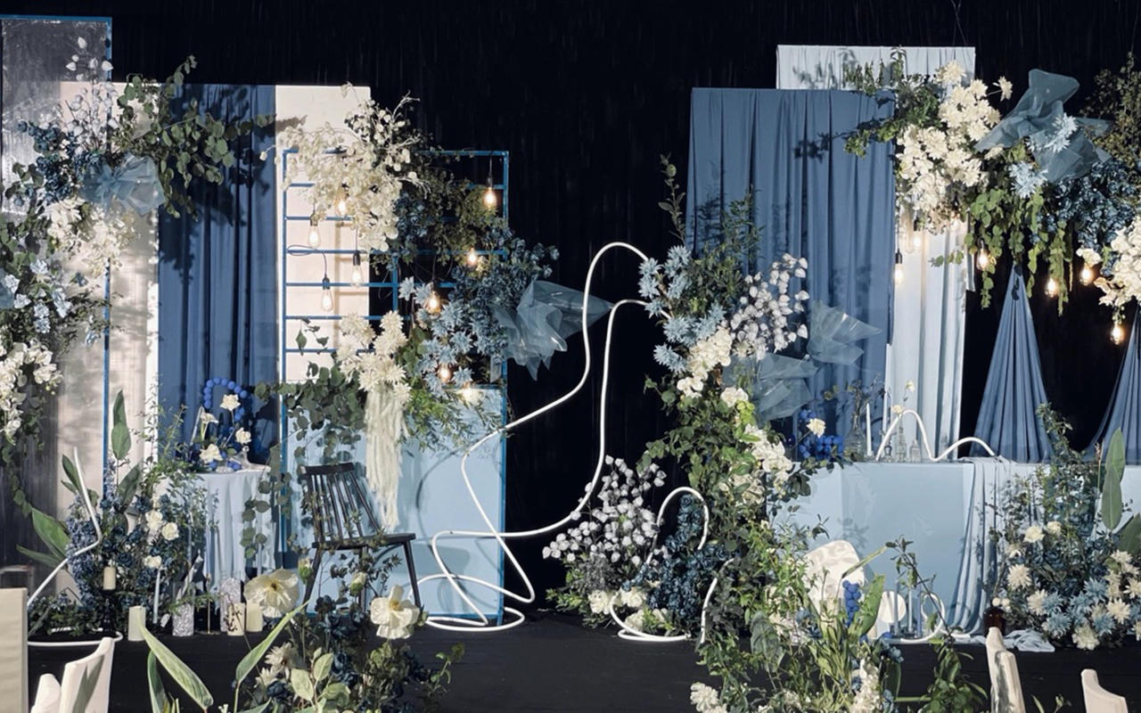 喜结婚礼---蓝色小众婚礼