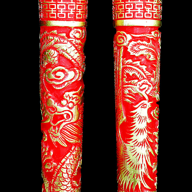 龍鳳蠟燭一對結(jié)婚結(jié)婚用品喜燭龍鳳燭