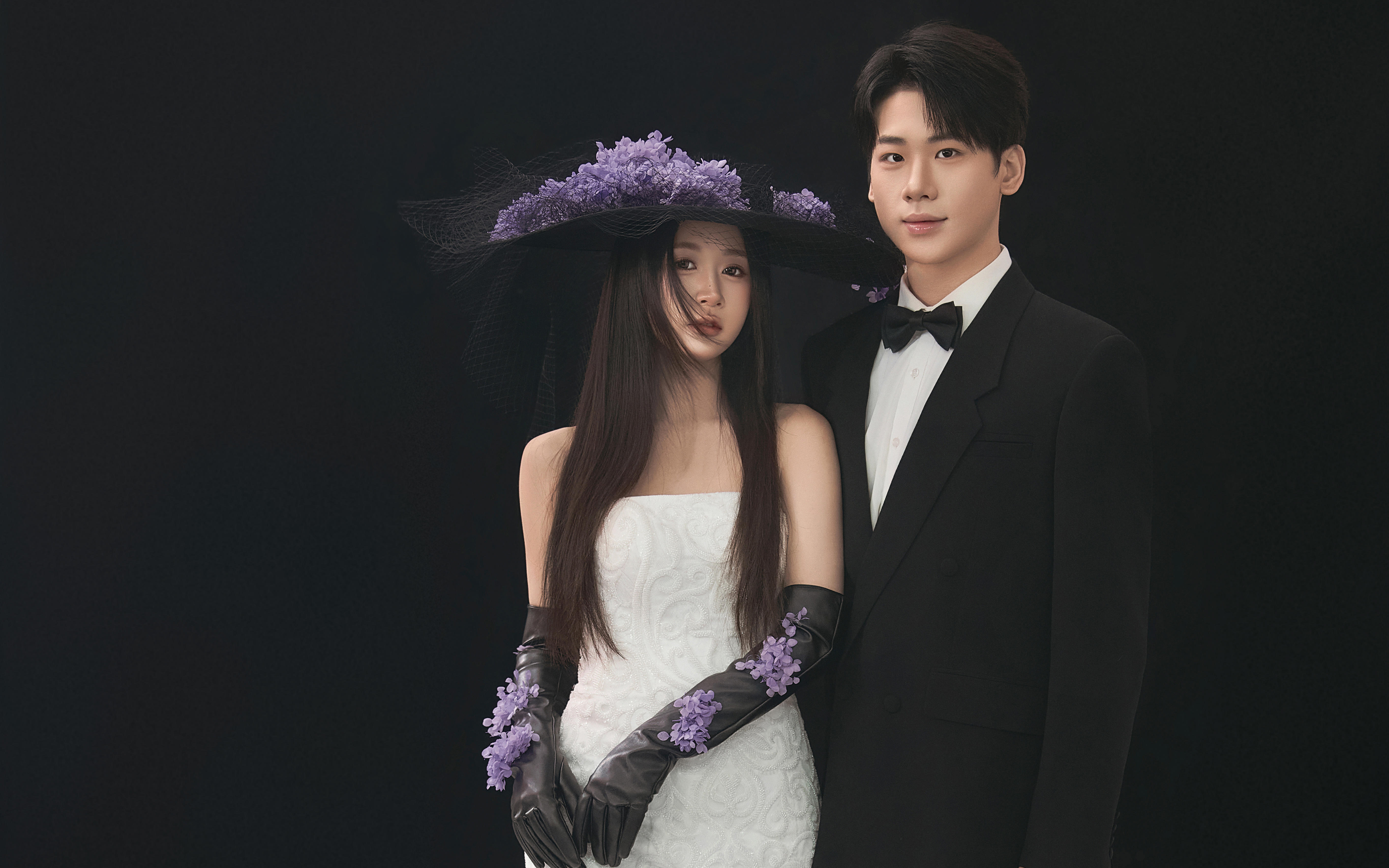 【云栖影像】暗调里的紫花|是婚纱照的高级野心