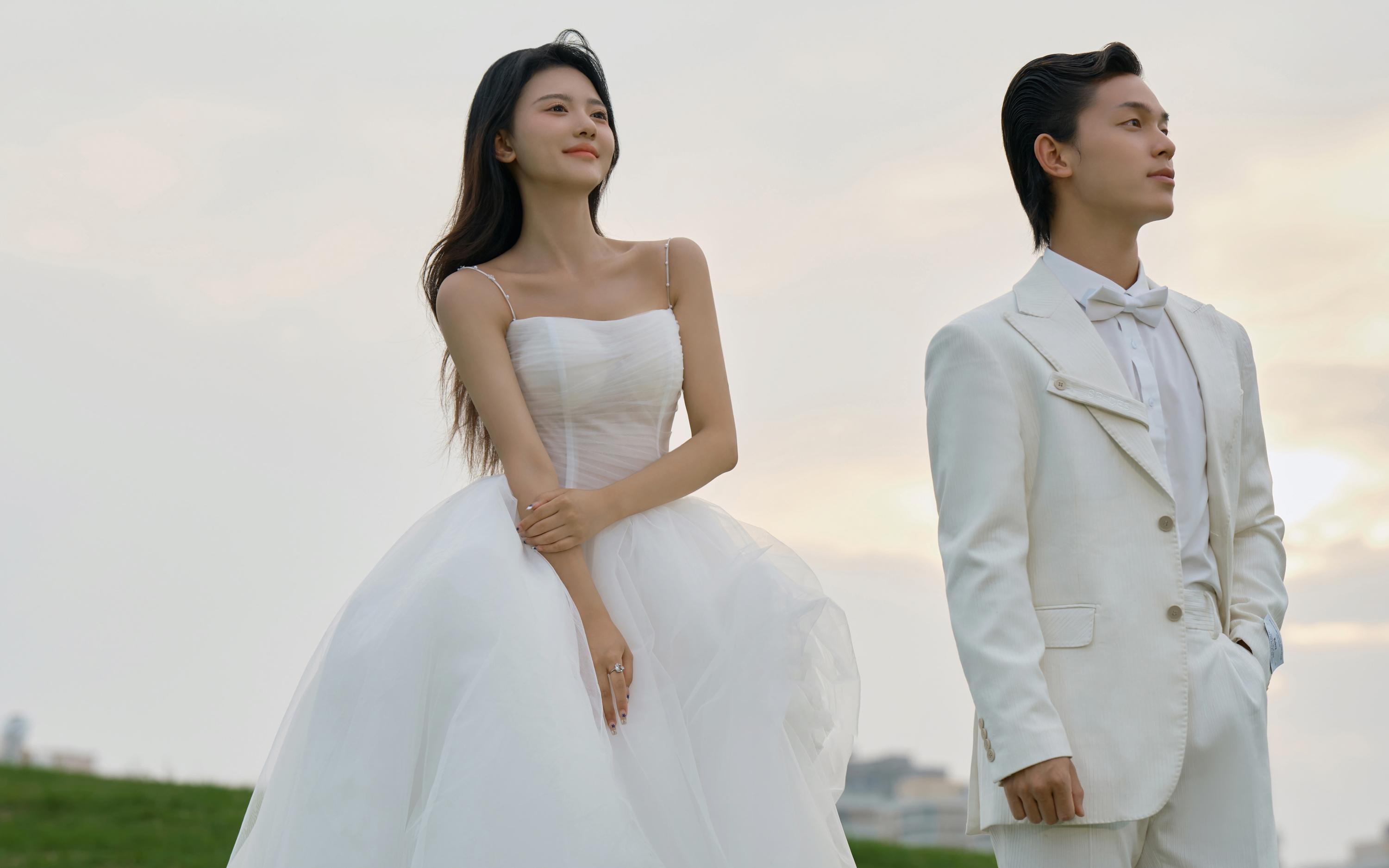心动预警，我的森系草坪婚纱照