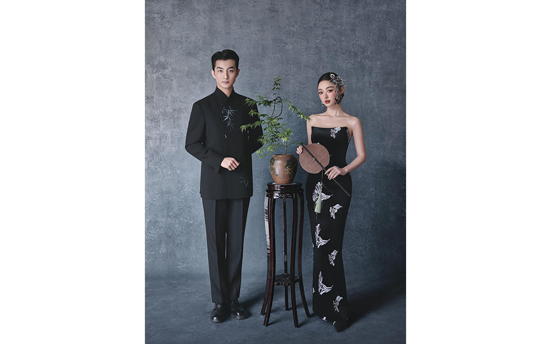 巴黎定制新中式系列<墨染芳華>