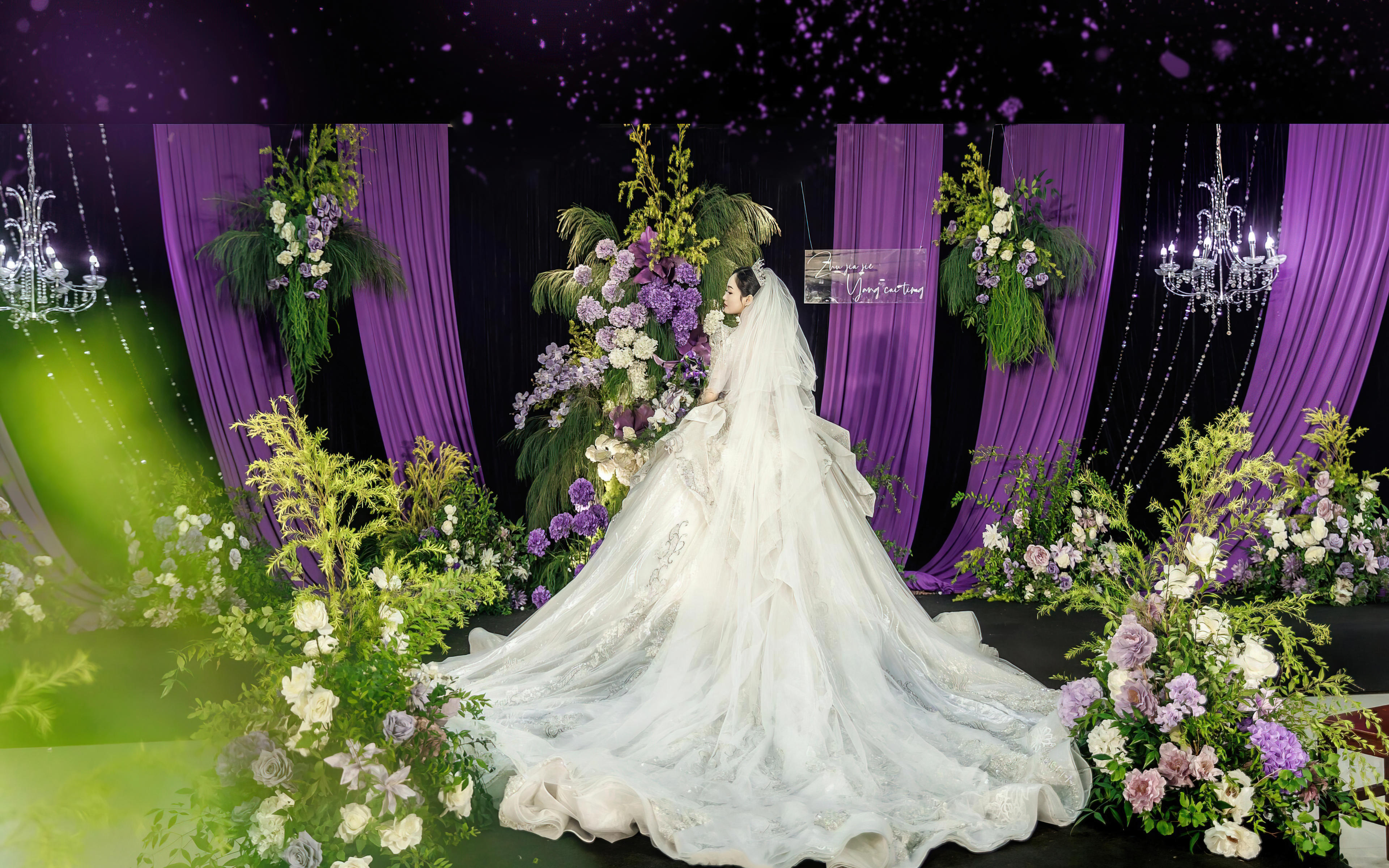 浪漫??高級與溫柔雙重奏的婚禮布置！