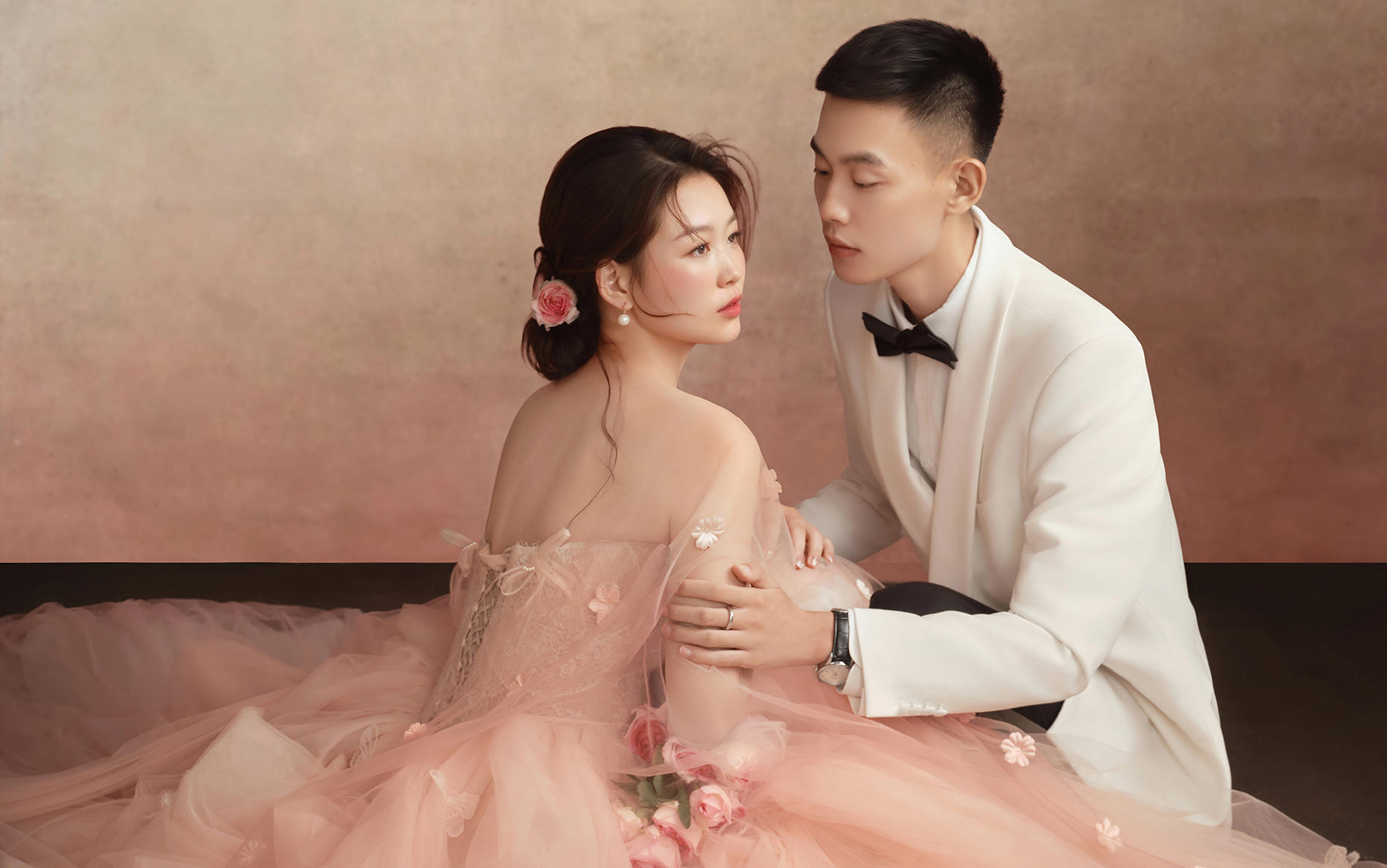 听说了吗❓备婚小仙女都想拍🌸粉色花神小公主婚纱