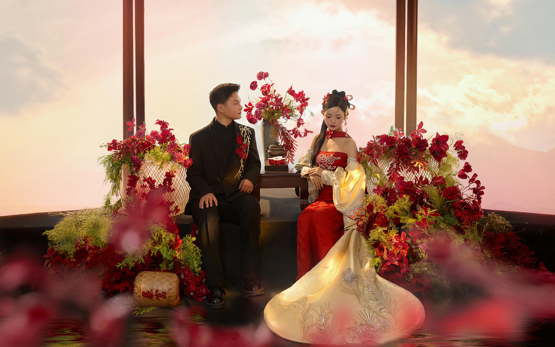【真實(shí)客片】中式婚紗照丨李鑫&王欣