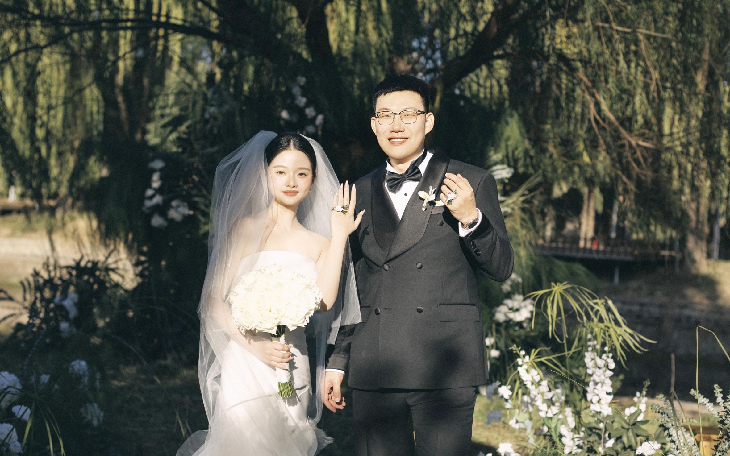 戶外婚禮｜森林里的白月光