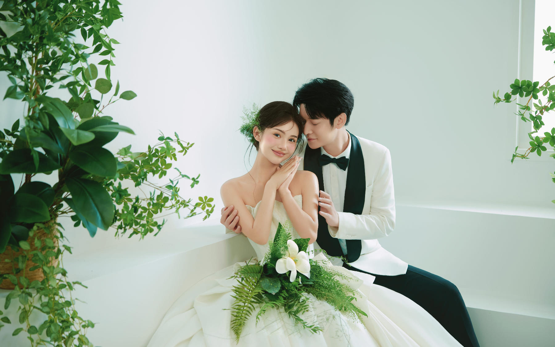 被这组韩系ins风婚纱照美哭了！