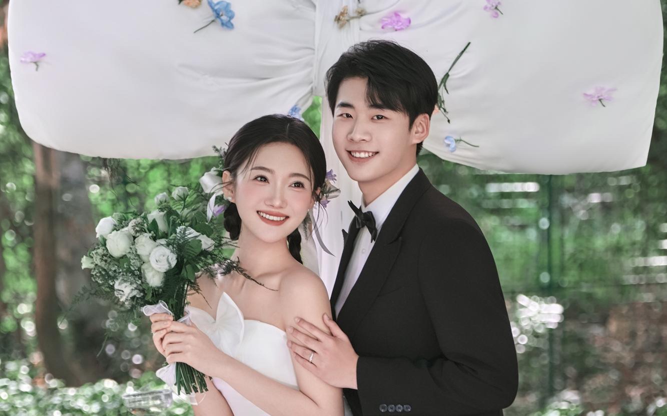 超有仪式感的婚礼现场婚纱照💒我超爱呀～