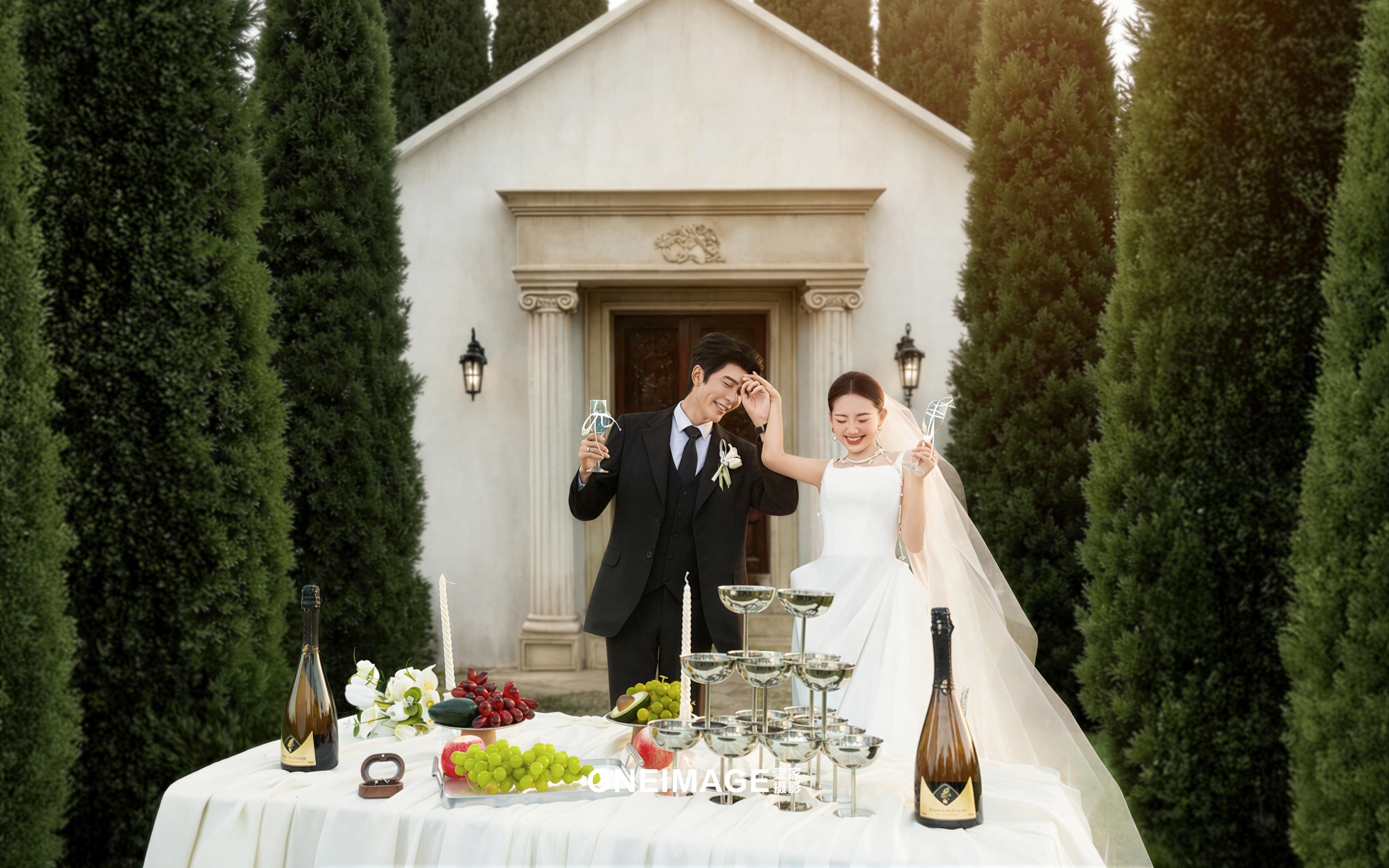 【壹家摄影】备婚人狂喜！这组庄园婚照也太会拍了