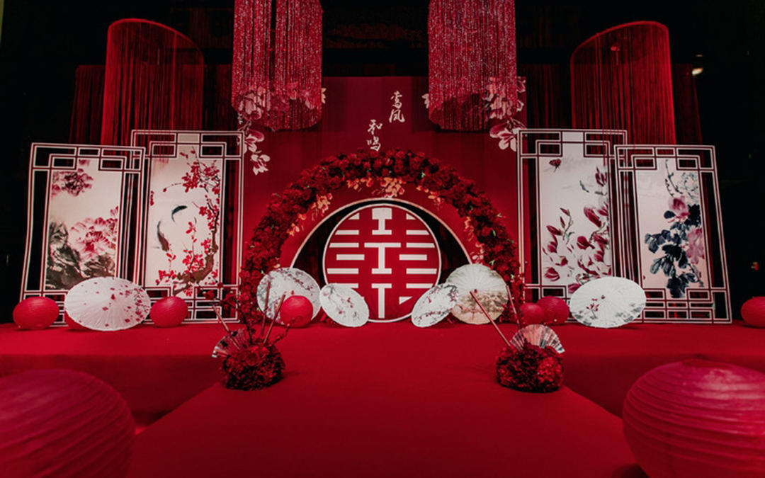 【良人·中式】红色香槟色系中国风婚礼喜庆中式婚礼