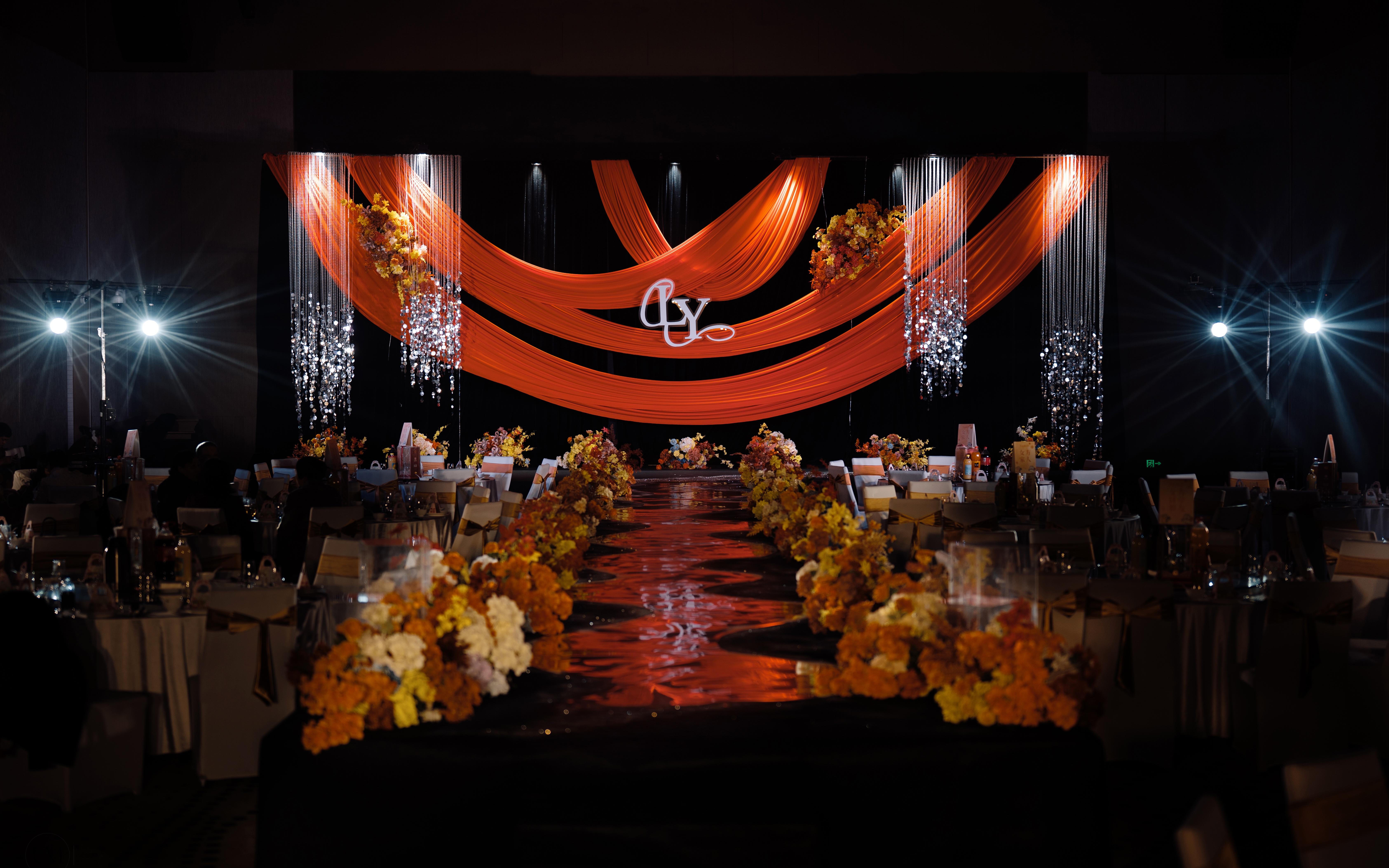 【UM婚禮】西安廣成皇冠假日酒店 橙色韓式婚禮