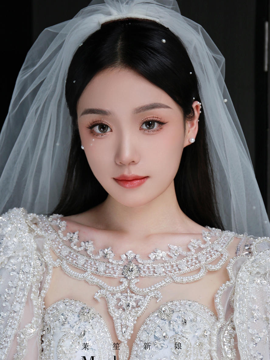 茉笙新娘丨首席造型师全程跟妆