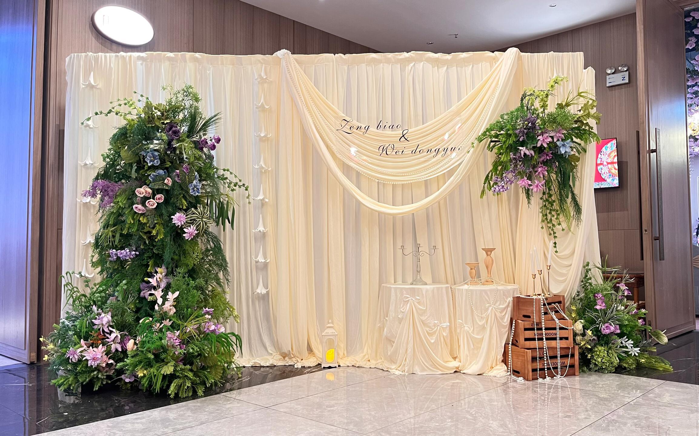 浪漫婚礼定制-韩式森系留影区