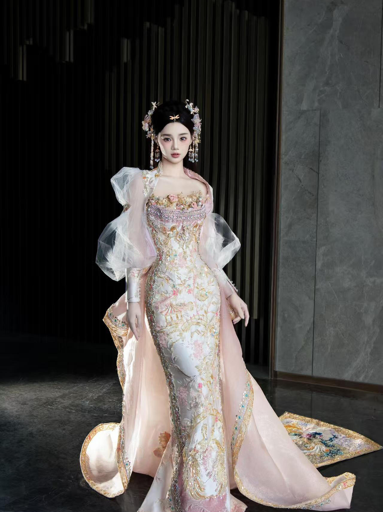 云喜婚紗——香檳色南洋風(fēng)格