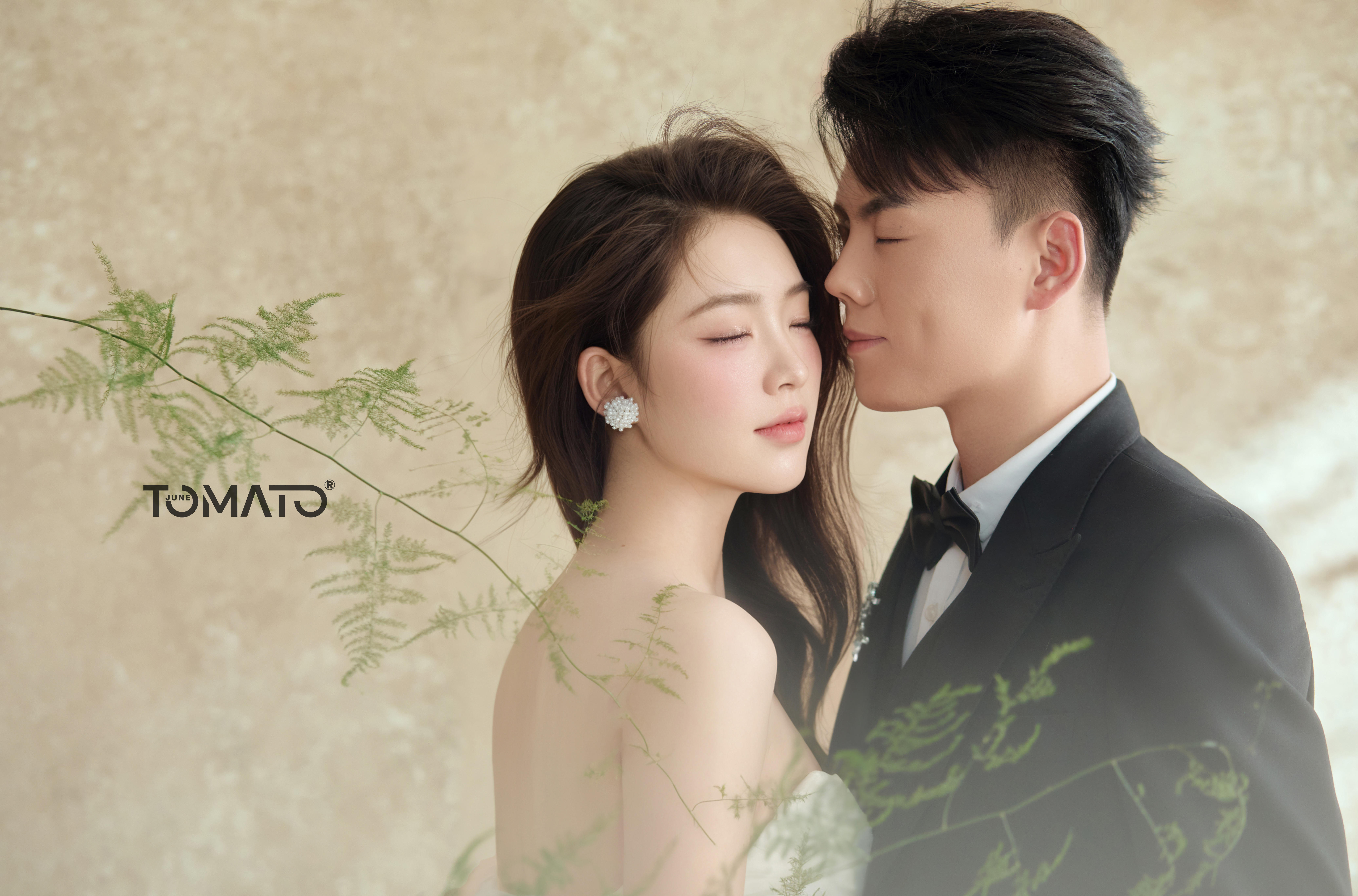 是令人沉醉的光影油画感婚纱照