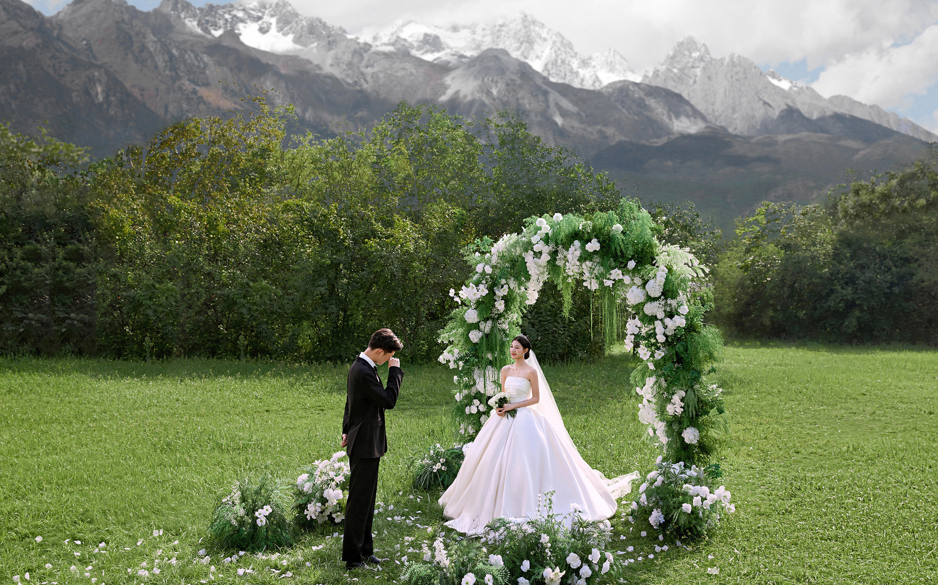 【法式印象】一整个美住✨小清新森系婚纱照真的戳我