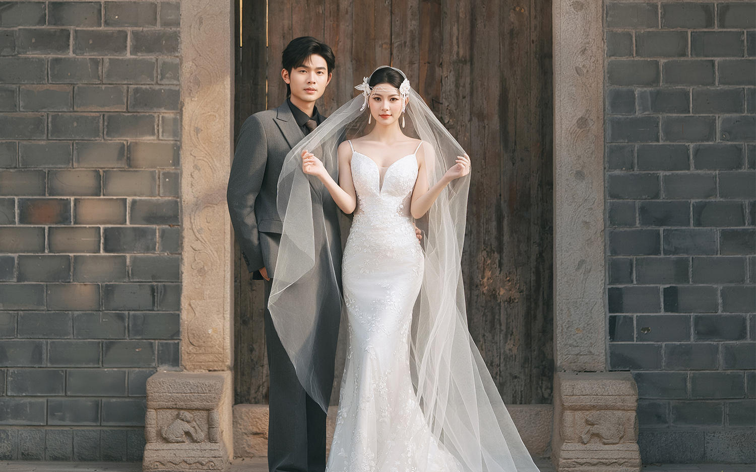 偏爱国风的备婚姐妹，梦江南婚照一定要码住