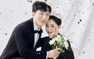 韩式极简与气质高级黑🖤小众婚纱照