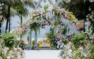 海岛花园婚礼