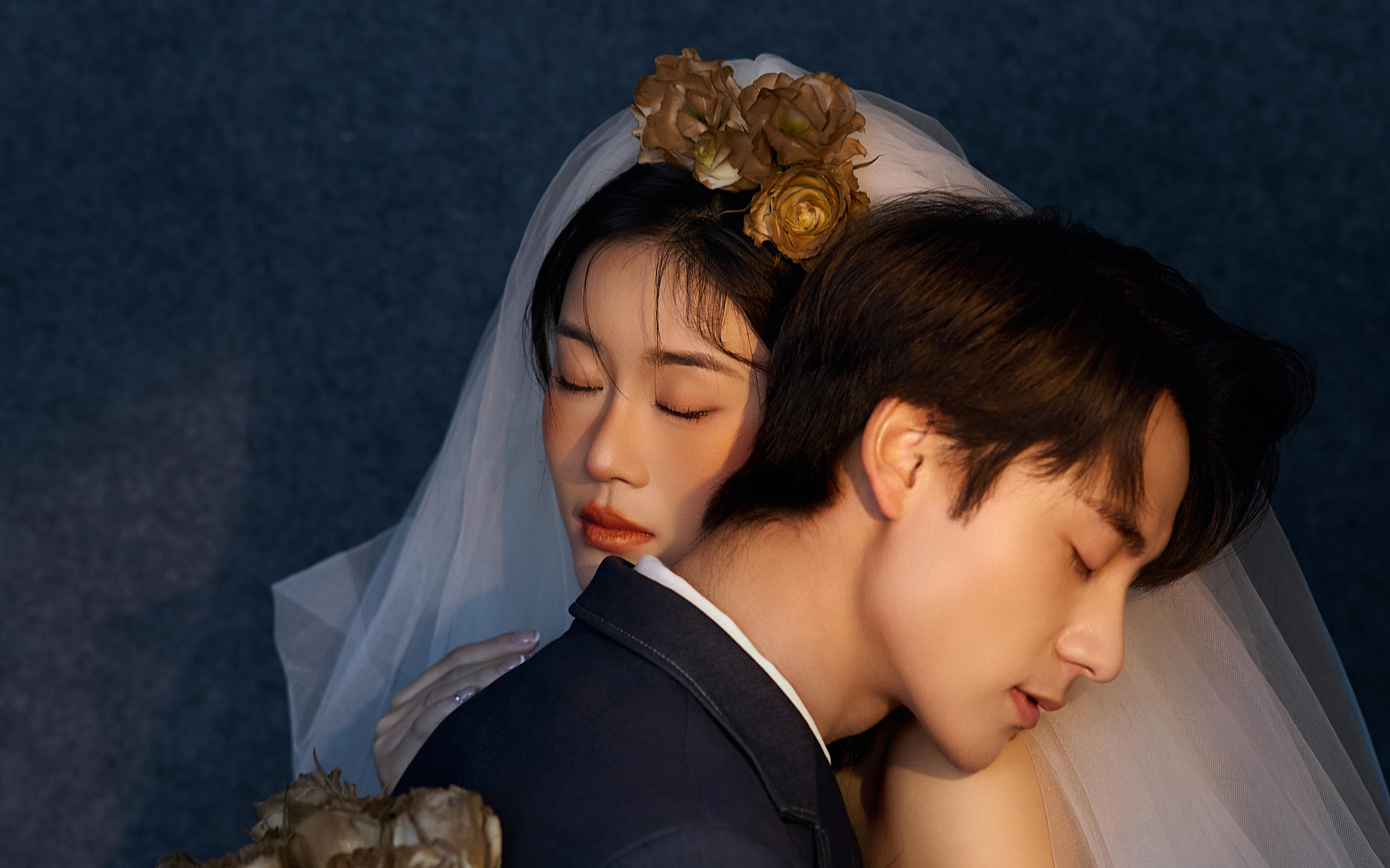 胶片系列小众复古婚纱照