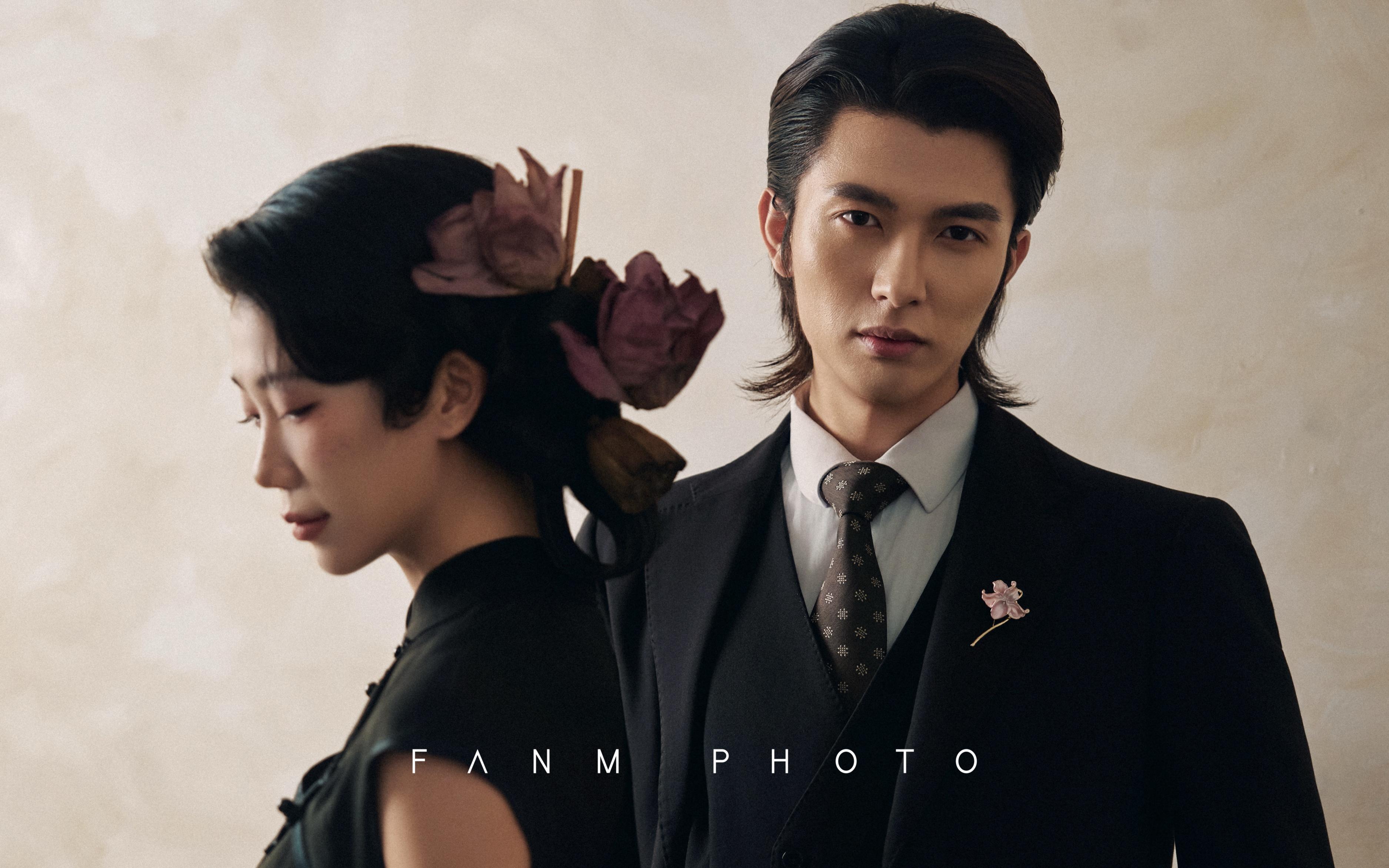 梵梦®原创 | 一眼沦陷的新中式工笔画婚纱照