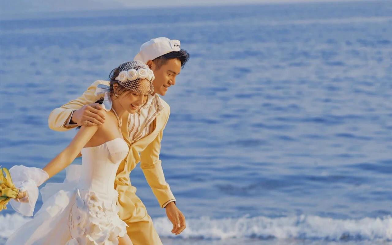 get☑电影感满分的海景婚纱照