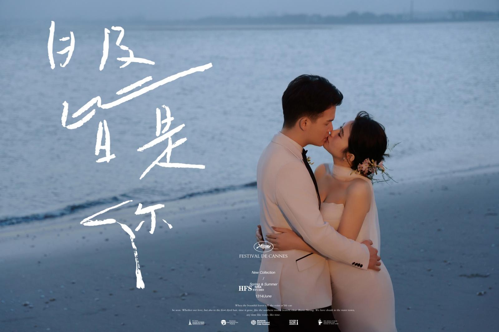 谁能拒绝❌美炸了的海边夜景烟花婚纱照🎆