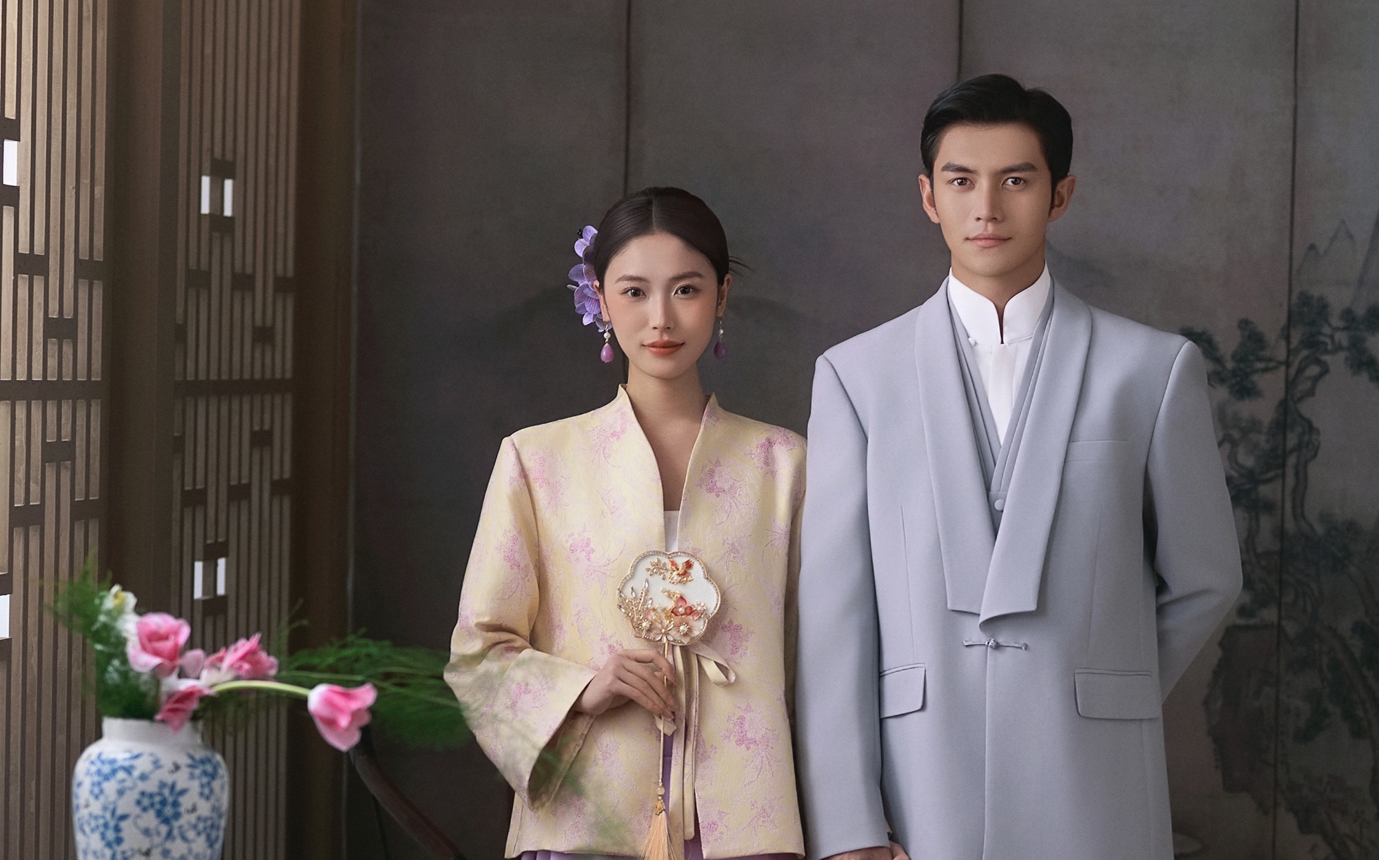 新中式温婉婚纱照💜把江南雅致揉进婚纱照
