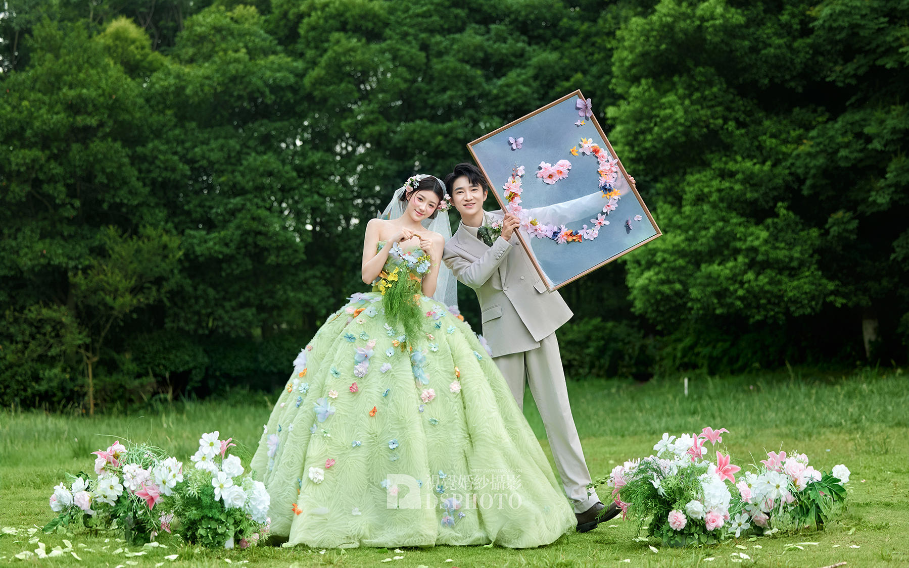 綠野仙蹤婚紗照??化身花神公主，邂逅森林童話?