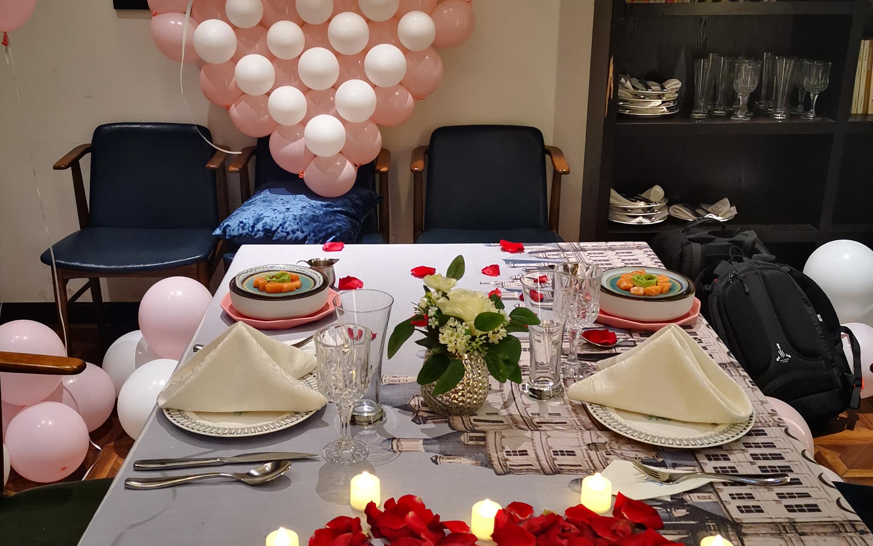 青岛浪漫别墅求婚西餐厅求婚套餐 D1创意求婚