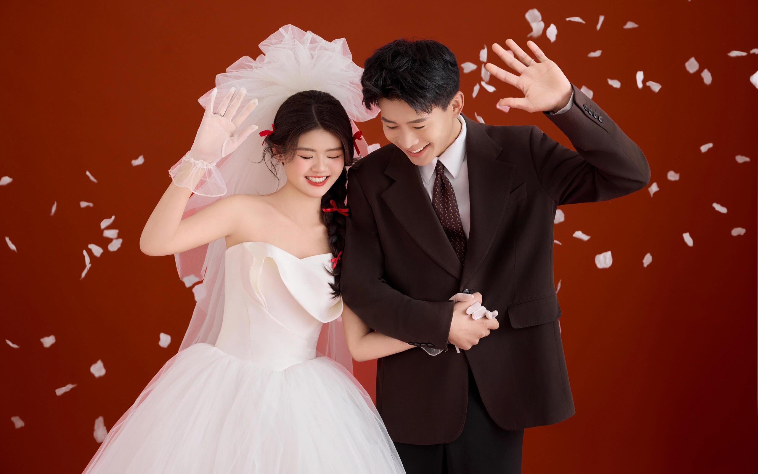 【太爱我的喜嫁风婚纱照了】