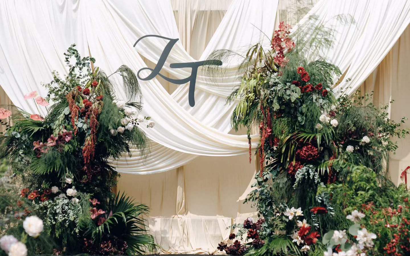 巨野自然风庭院户外婚礼