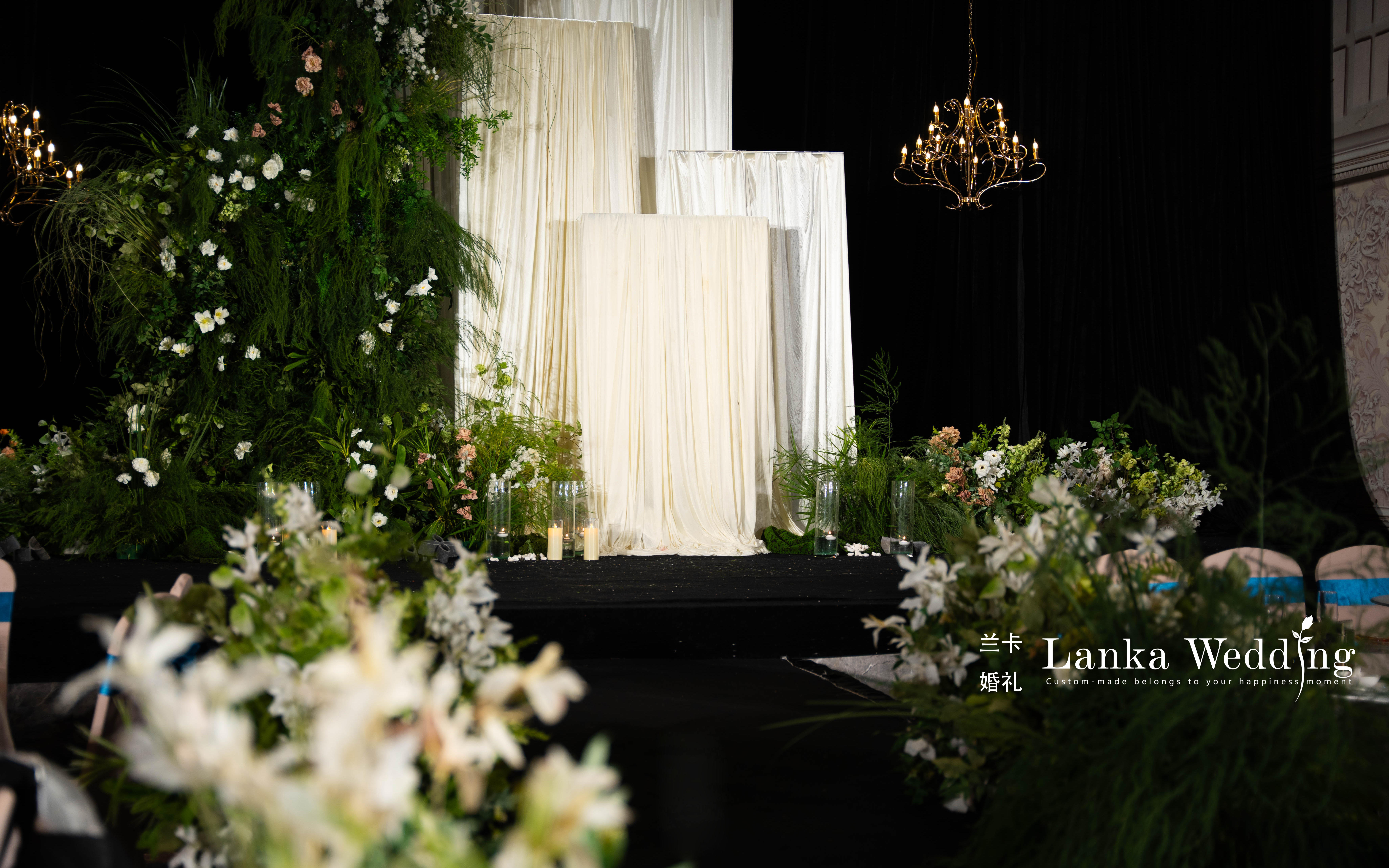 兰卡婚礼设计｜奶油色自然风韩系美学