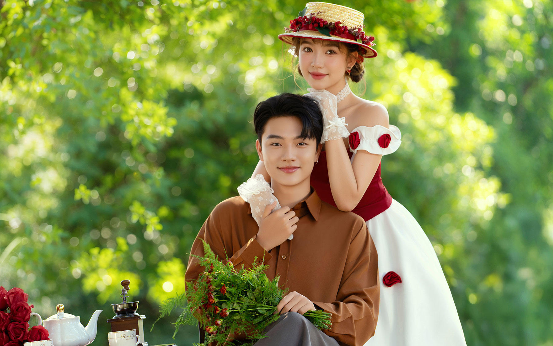 輕法式草坪婚紗照～執(zhí)手相伴直至白首