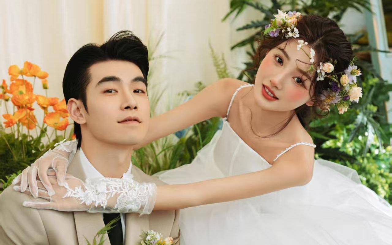 ins风与森系花房婚纱照邂逅🍃真的好甜呀