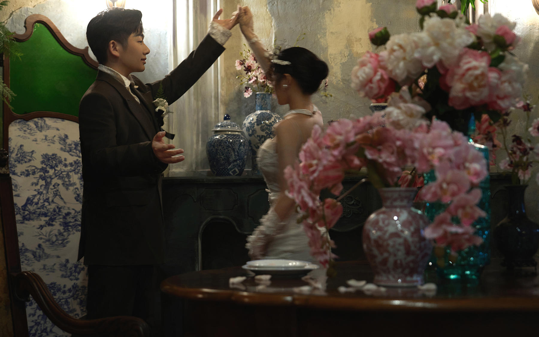 【真实客片】复古油画婚纱照丨李俊伟&袁银