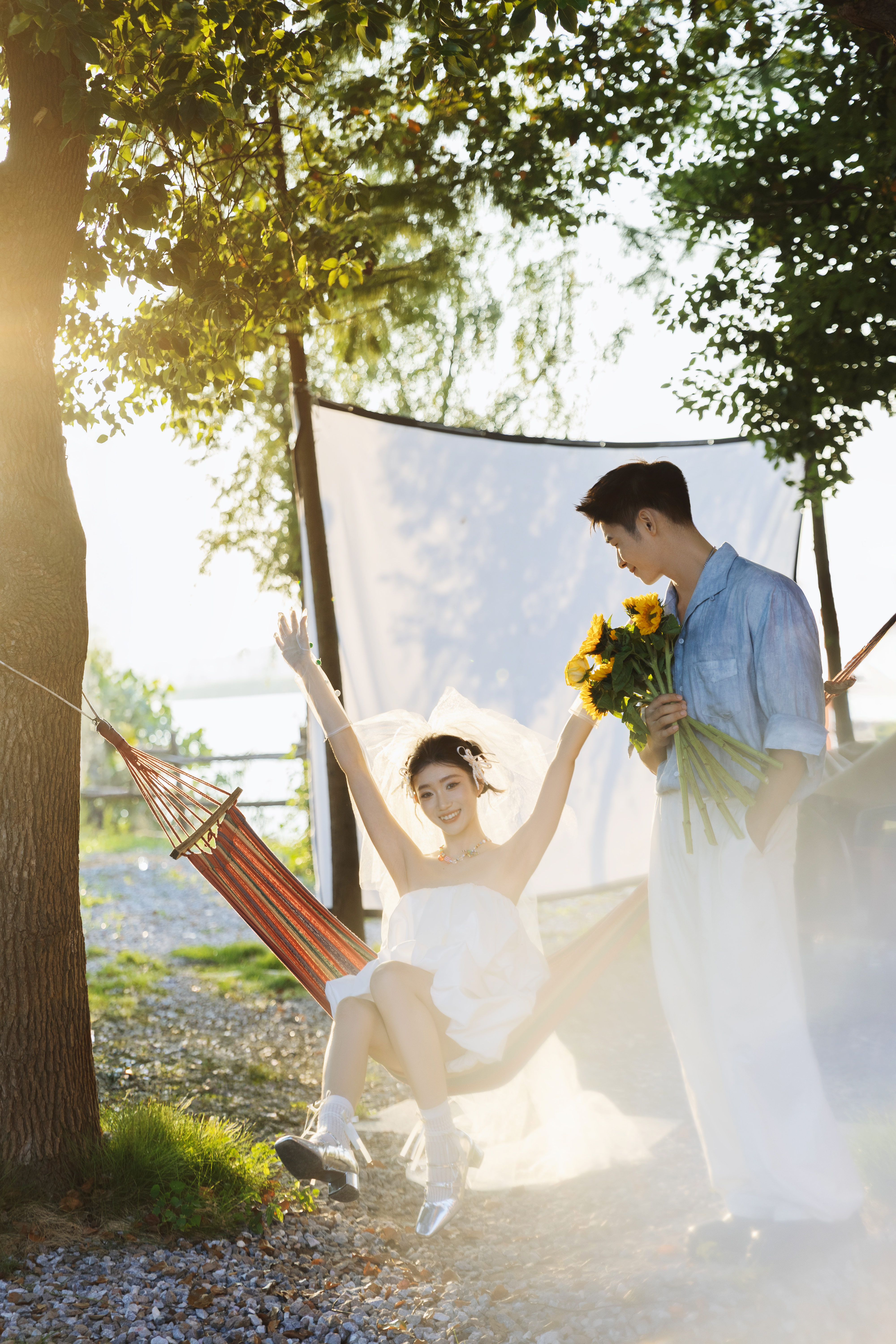 自由感 | 夕阳小众婚纱照