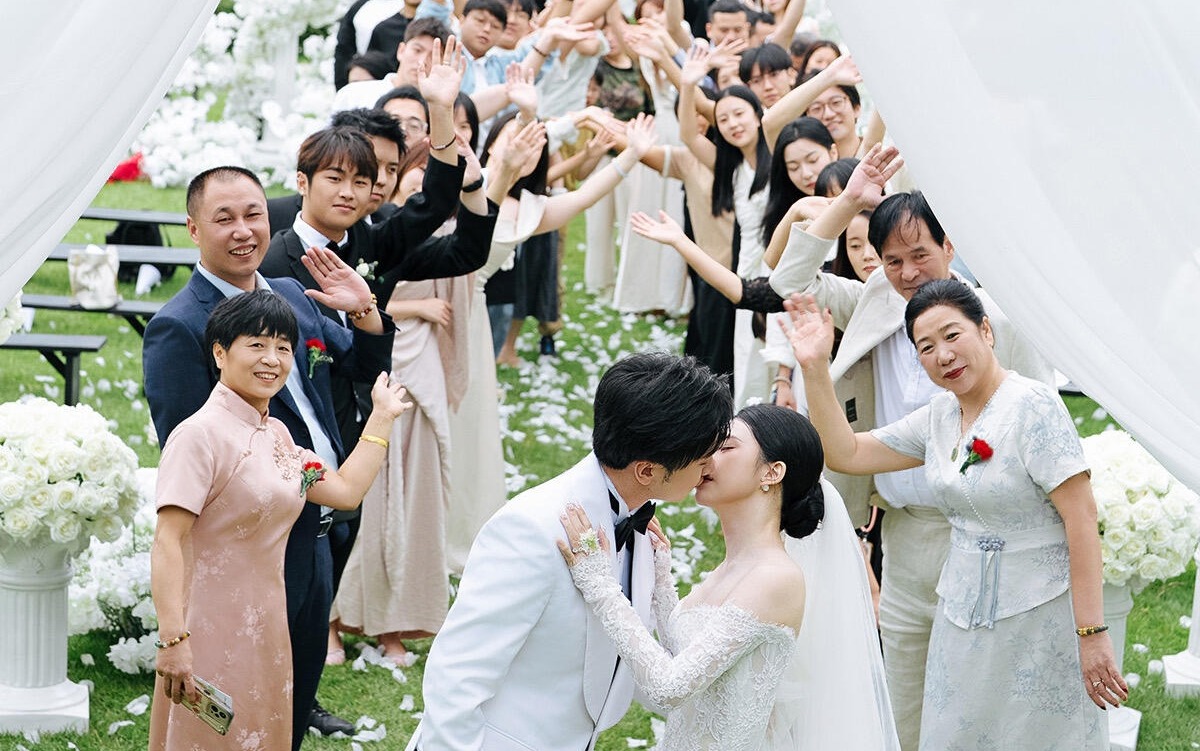 【囍记】拍不够的户外婚礼现场!太绝啦！