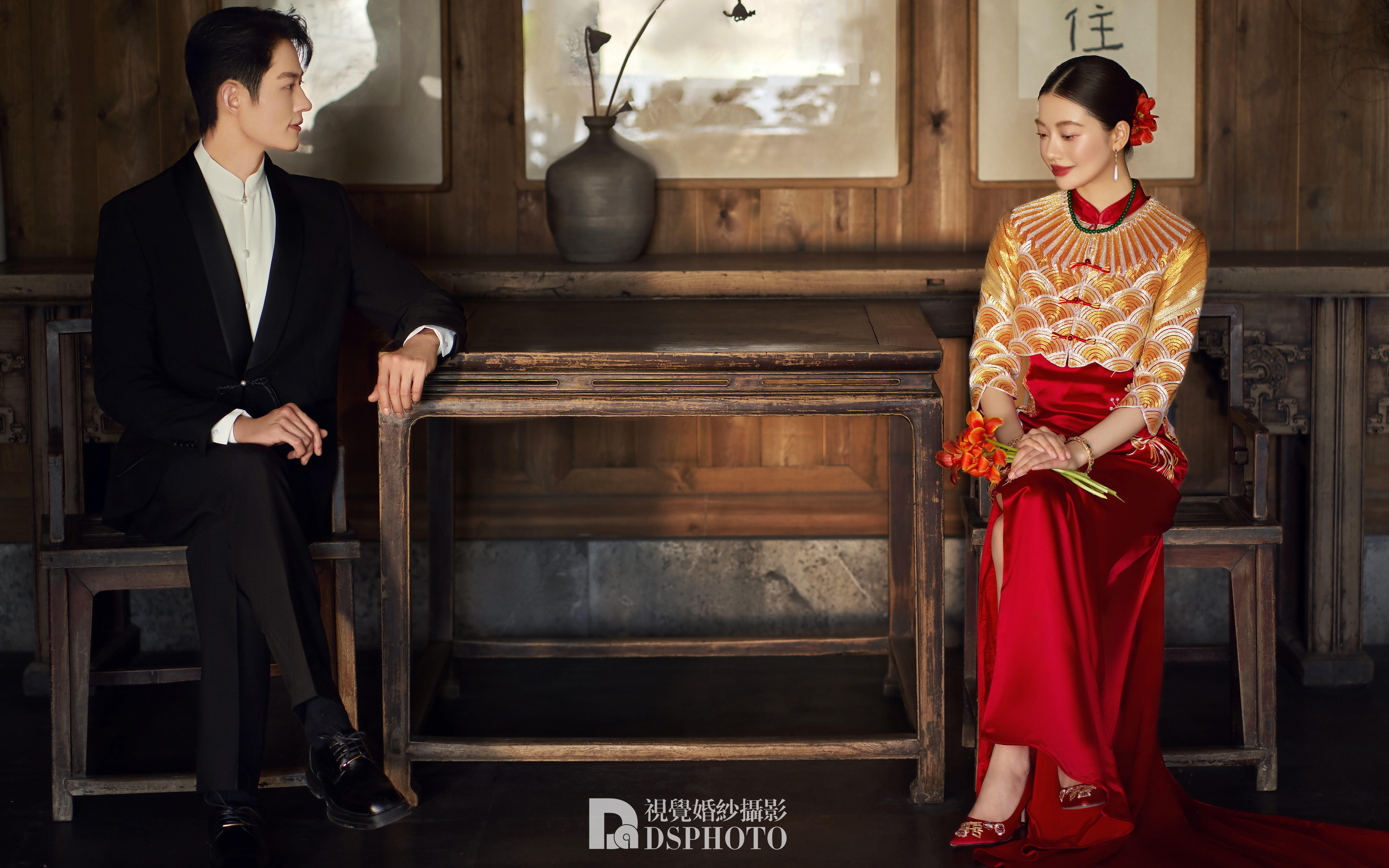 【D视觉摄影】新中式民国风婚纱照把东方美焊在相片
