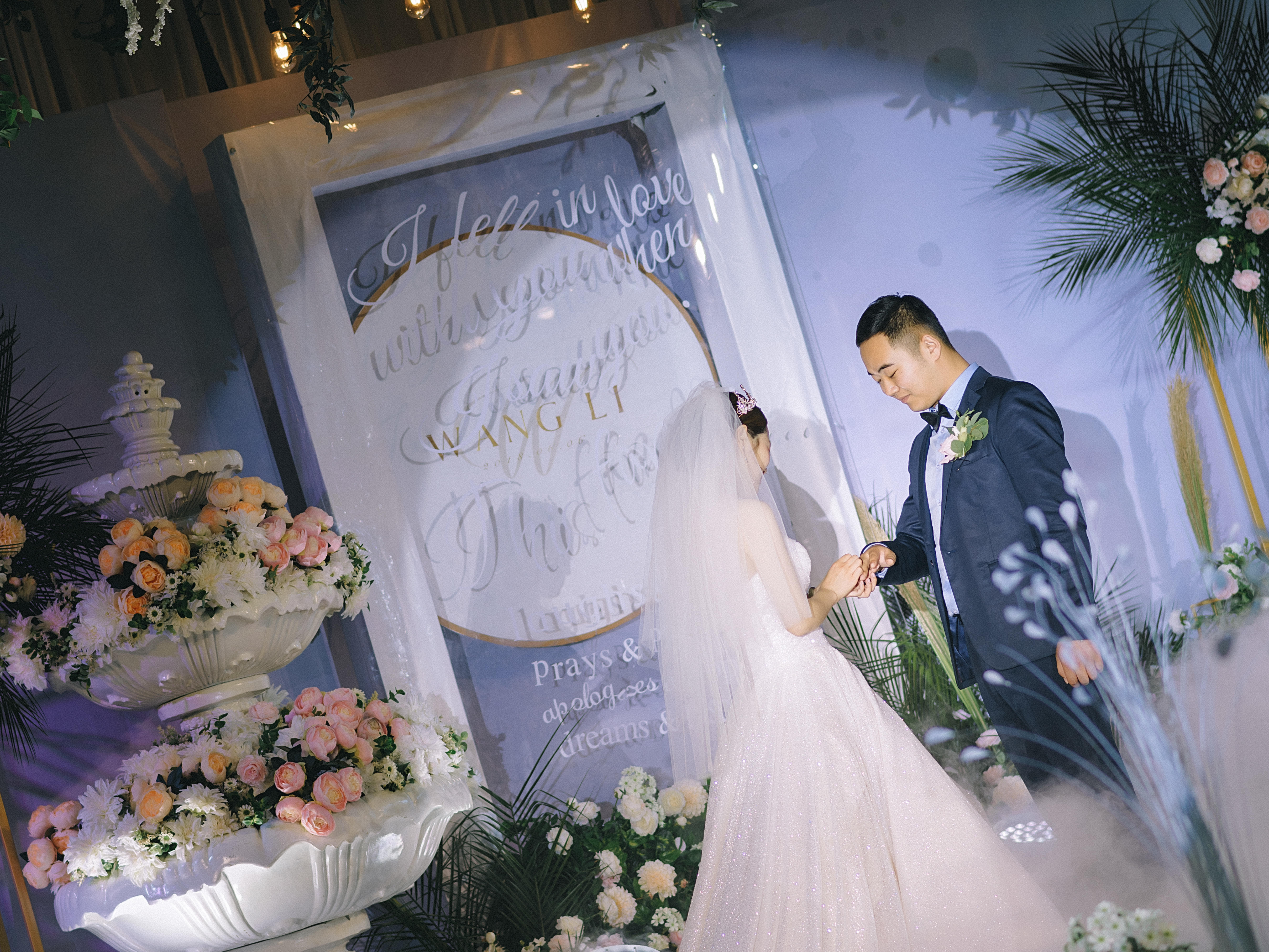 宿迁唯美婚礼清新ins风格 花艺设计效果满分