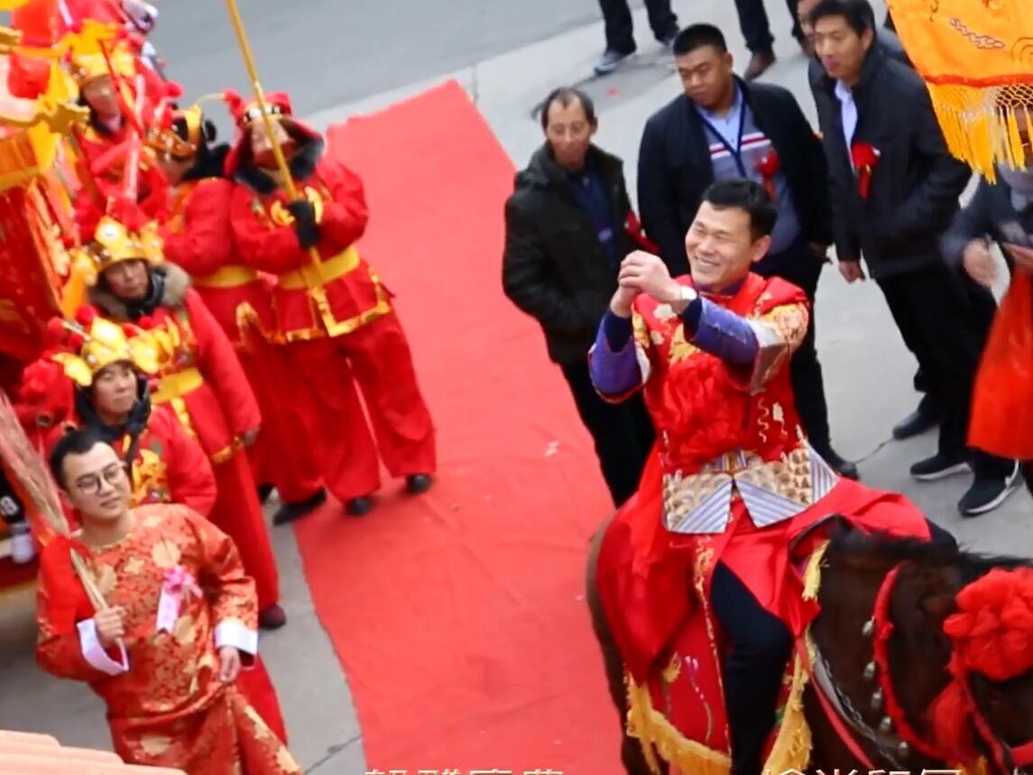 涉县超群庆典 中式迎亲 超喜庆 超热闹