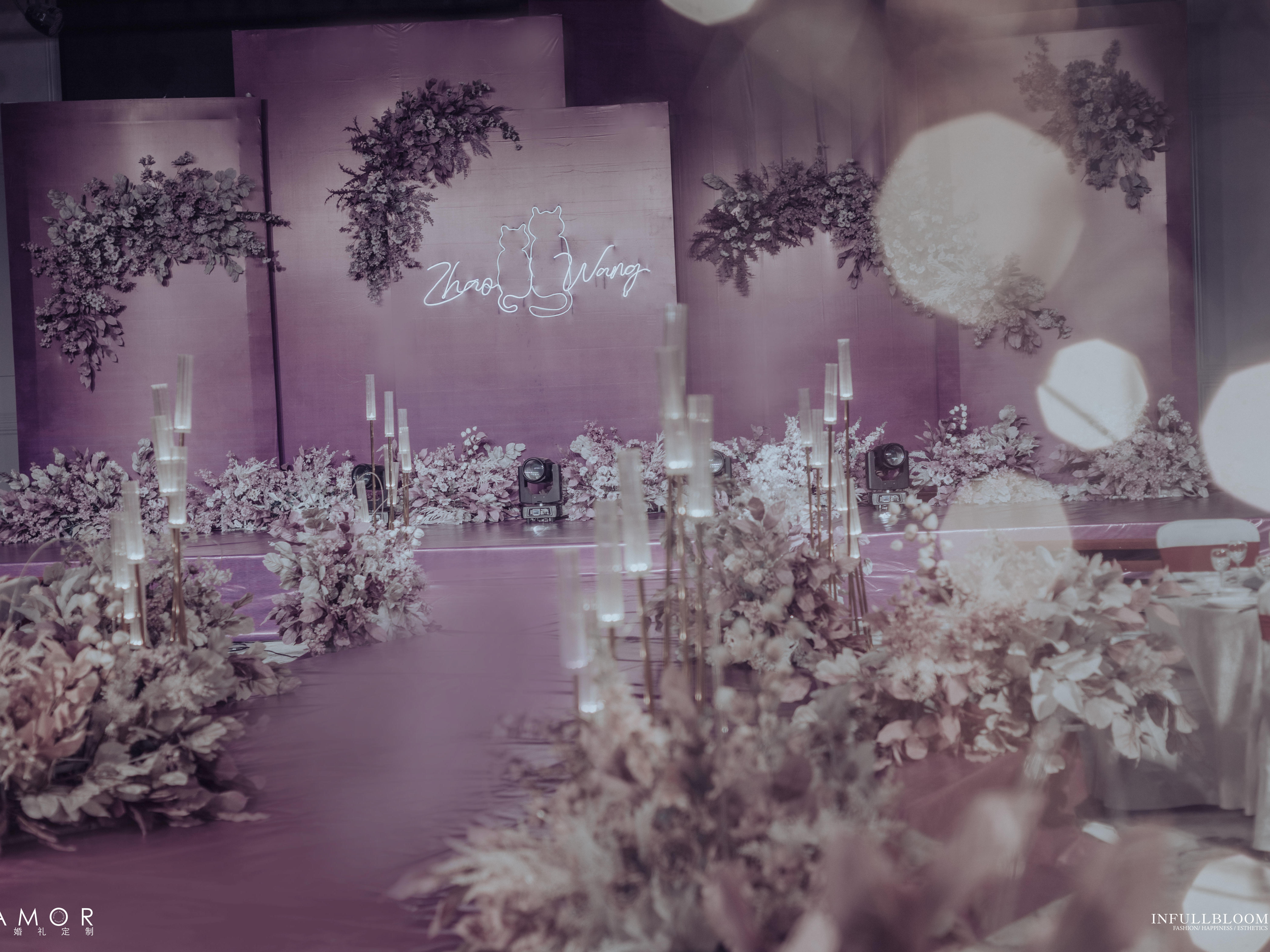 【MIAMOR】粉紫調(diào)的溫柔與浪漫 西式婚禮