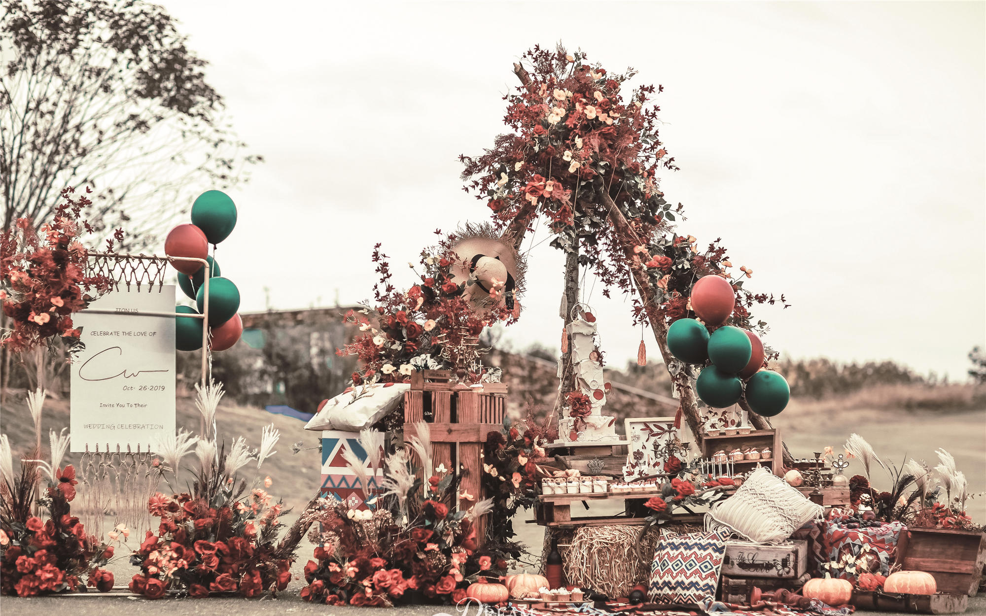 定制婚礼 | 复古草坪婚礼