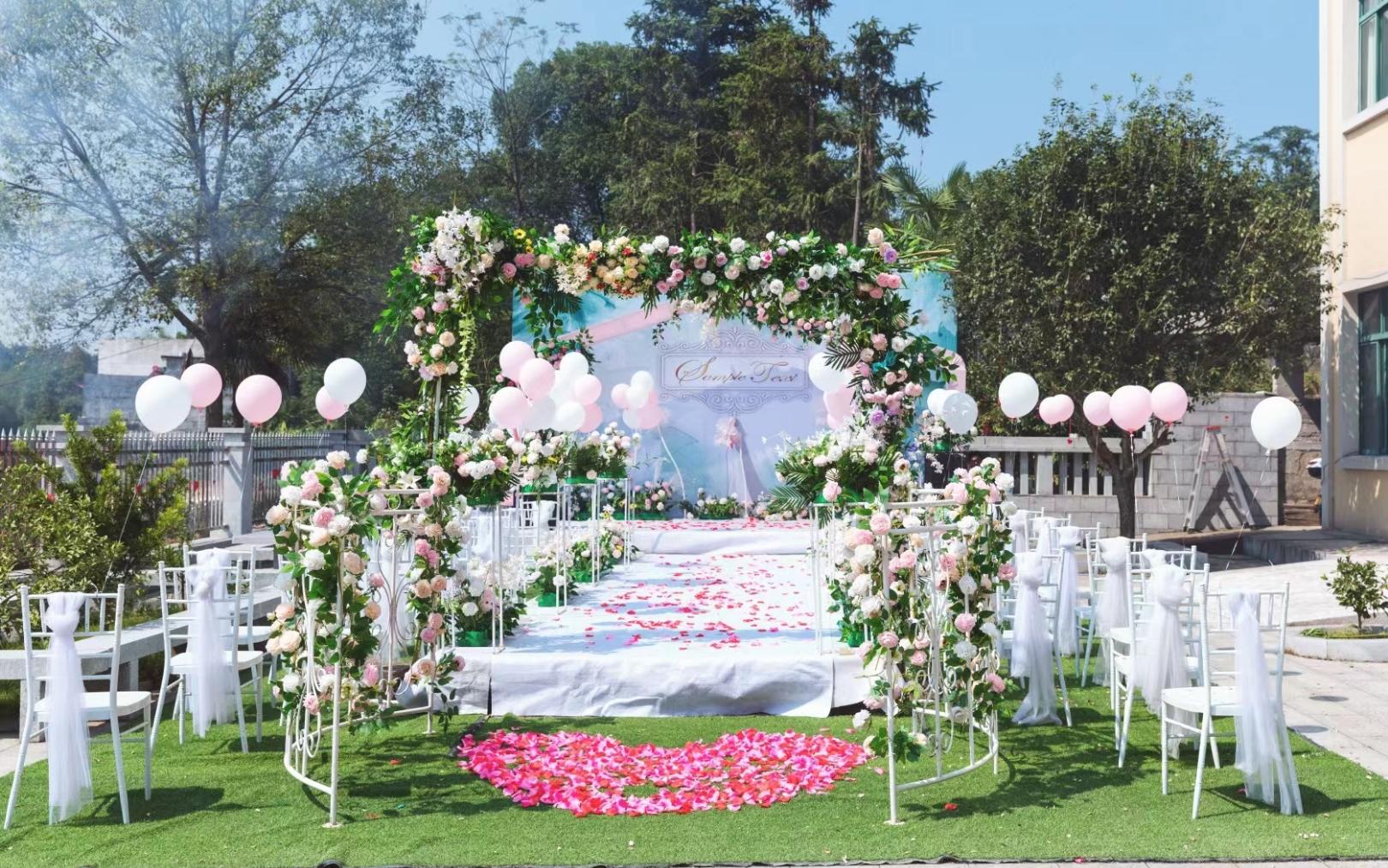 2021.10.6通城县大坪乡绿色系小清新婚礼