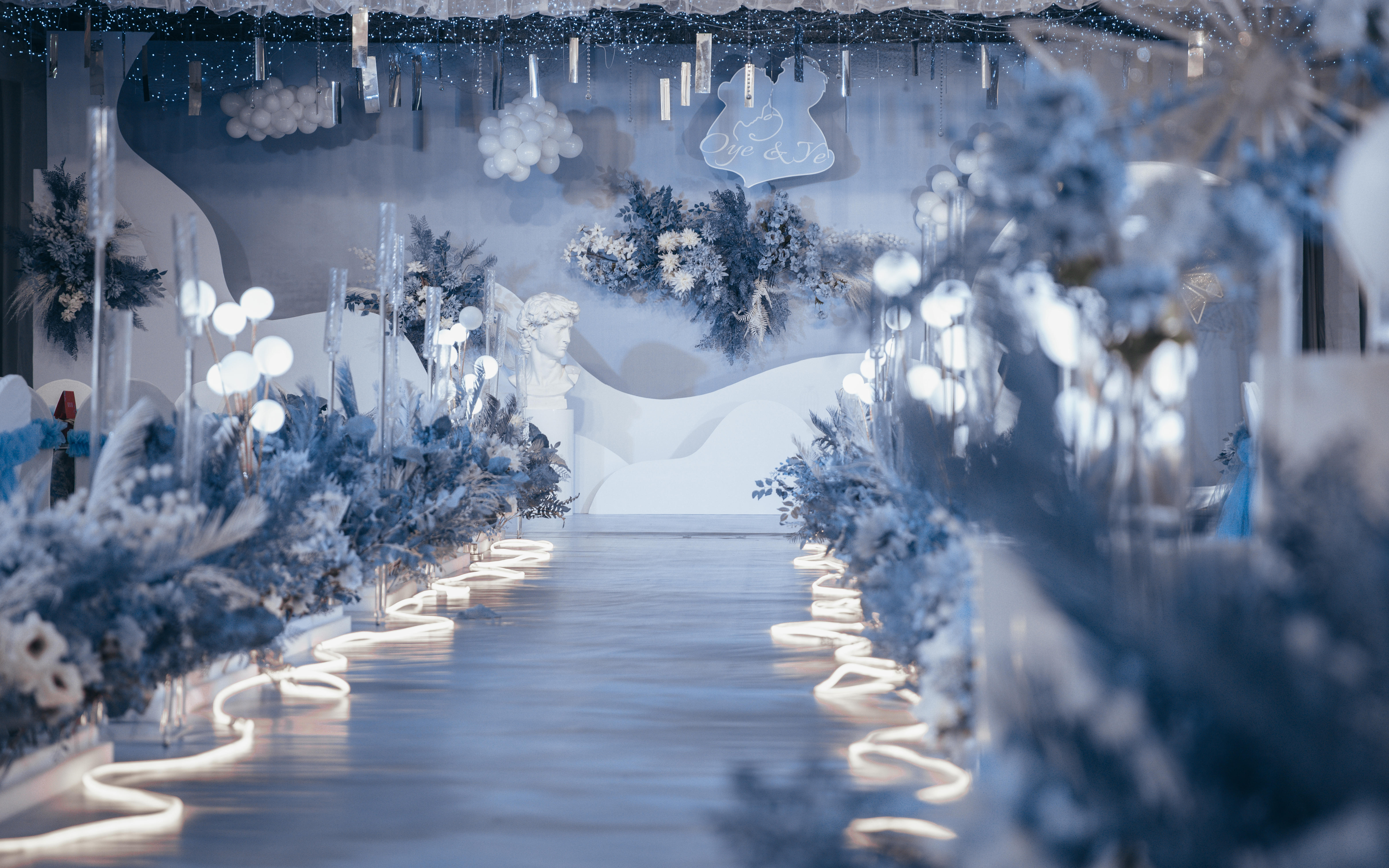 藍色浩瀚星空主題